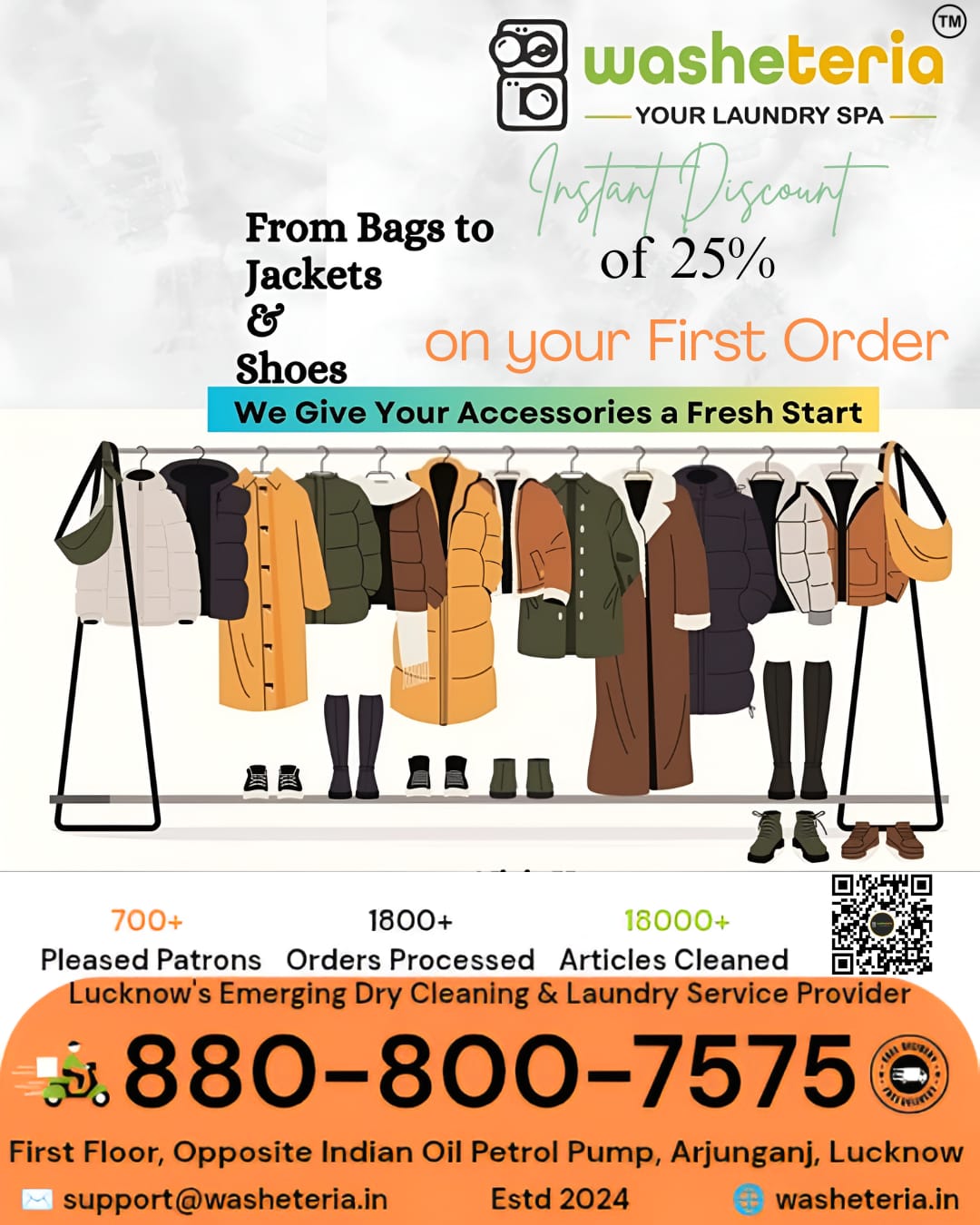 Fresh Start Sale – 25% OFF Your First Wash! 🧺✨